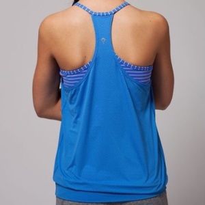 Ivivva Blue And Pink Double Dutch Tank